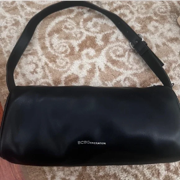 Bcbgeneration studded bag silver gold and monogram logo on the back - Picture 7 of 8